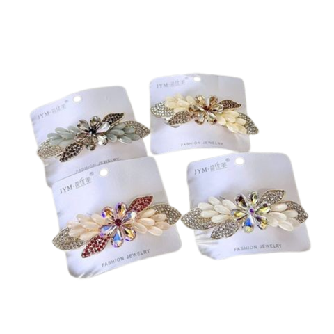  Kẹp Tóc KTT0064  Cánh Bướm Pha Lê – Vẻ Đẹp Lung Linh Cho Mái Tóc ✨ 