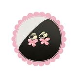  Bông tai TB0409 Hoa Hồng Phấn – Nhẹ Nhàng, Dễ Thương, Không Cần Xỏ L 