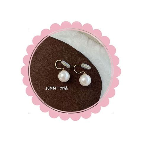  Bông Tai Kẹp Ngọc Trai Tròn Basic – Thanh Lịch Tối Giản, Không Cần Xỏ Lỗ TB0415 
