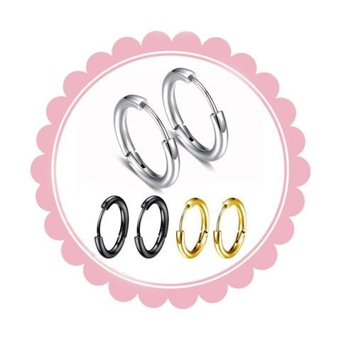  Bông tai titan TB0444 – Tối giản cá tính, đeo là chất ngay ⭕ 