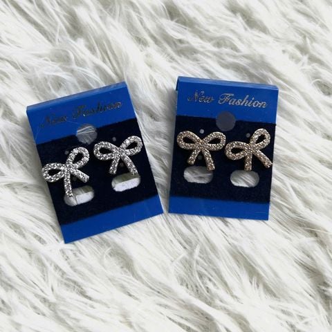  Bông tai nơ đính đá TB0452 – Sang xịn, lấp lánh, nữ tính cuốn hút 