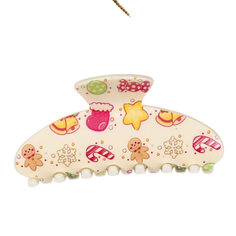  KẸP TÓC TK0318 – HỌA TIẾT NOEL NGỌT NGÀO, ĐÁNG YÊU 