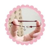  Vòng tay dây TVC01 – MÀU ĐỎ MAY MẮN – CHARM XINH XẮN 