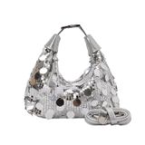  Túi xách XTT010 Sequins Trắng – Lấp Lánh, Cực Trend Đi Chơi & Party 