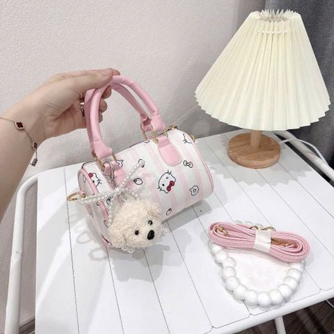  Túi Xách TXT93 Mini Dễ Thương – Phối Da Denim 