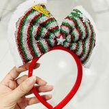  Băng Đô Noel Nơ Kẹo Gậy Lấp Lánh – KT0013 | Phụ Kiện Giáng Sinh Siêu Xinh 