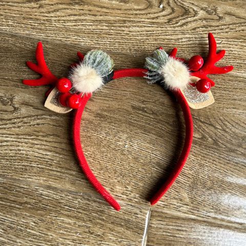  Băng Đô Noel BDD03 – Sừng Tuần Lộc Đỏ Kim Tuyến Siêu Xinh 