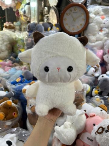  Thú Bông MNG026 25cm Fluffy Trio – Cừu 1, Cừu 2, Chó Đùi Gà | Gấu Bông Mềm Cao Cấp 