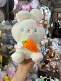  Thú Bông MNG025 Thỏ Ôm Cà Rốt Bunny Carrot Cutie 26cm – Gấu Bông Thỏ Xinh Cực Mềm 