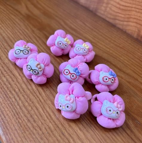  Cột Tóc Kitty Bông Mềm Dễ Thương – CO0259 | Phụ Kiện Tóc Hot Trend 2025 ✨ 