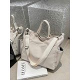  Túi Tote Vải Trắng Kem Đa Năng GX0081 