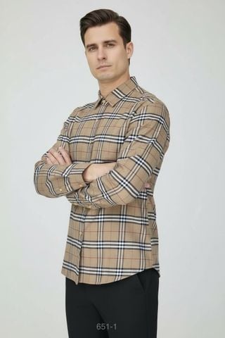  Sơ Mi Co Giãn Dài 651-1 