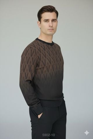  Len Cổ Tròn Dài Tay 5902-10 