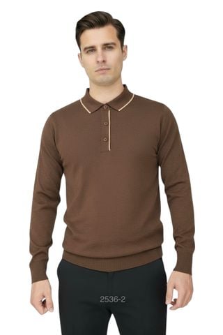  Polo Len Dài Tay 2536-2 