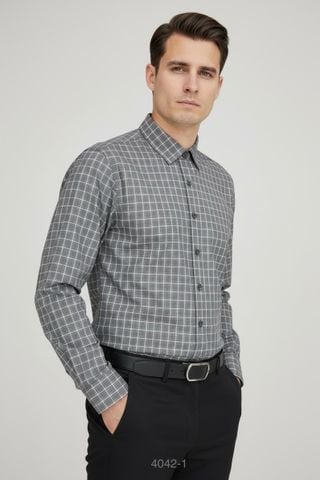  Sơ Mi Công Sở Dài 4042-2 