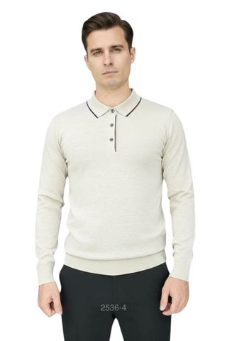  Polo Len Dài Tay 2536-4 
