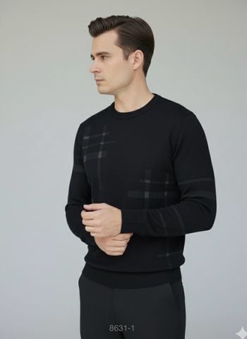  Len Cổ Tròn Dài Tay 8631-1 