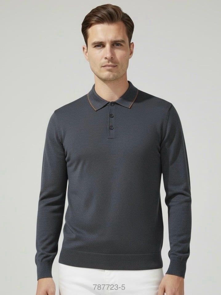 Len Cổ Bẻ Trơn 787723-5