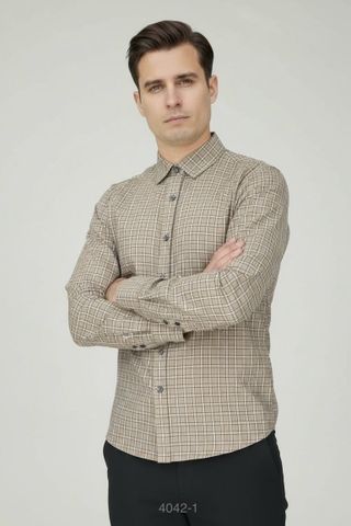  Sơ Mi Công Sở Dài 4042-1 