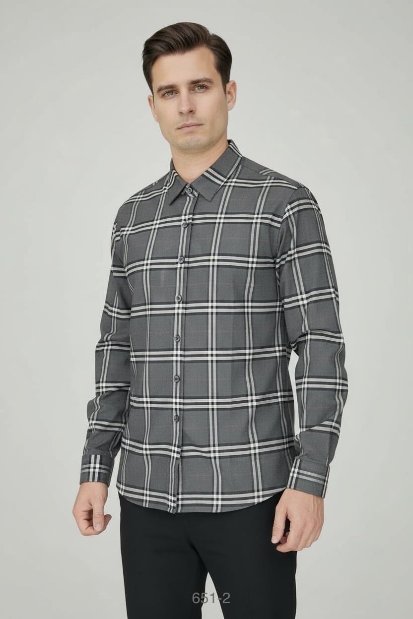 Sơ Mi Co Giãn Dài 651-2