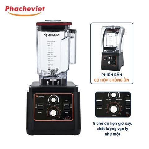 Máy Xay Sinh Tố Công Nghiệp Uniblend UB 712 Có Hộp Chống Ồn