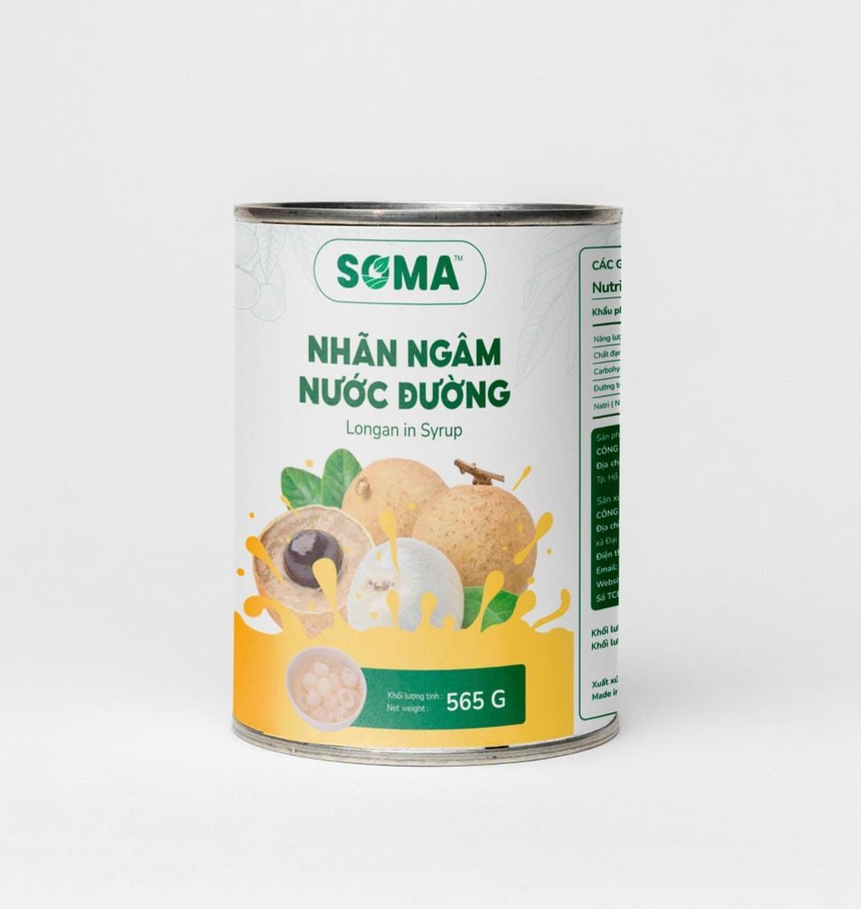 Nhãn Ngâm Soma 565g