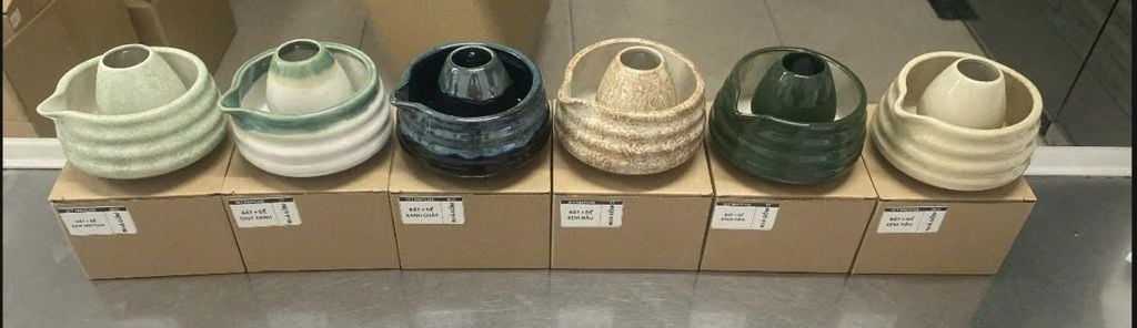 Bộ Dụng Cụ Pha Matcha Bằng Sứ MẪU NGẪU NHIÊN