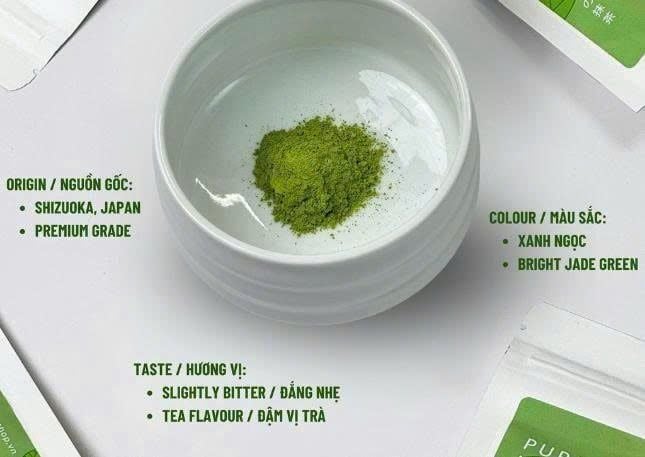 Bột Trà Xanh Matcha Aki Nhật Bản 100g