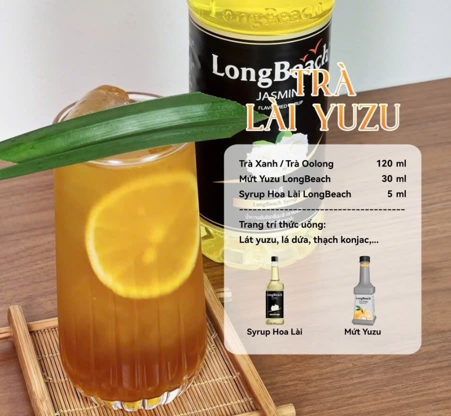 Mứt Sệt Puree Monin Vị Trái Yuzu 1L