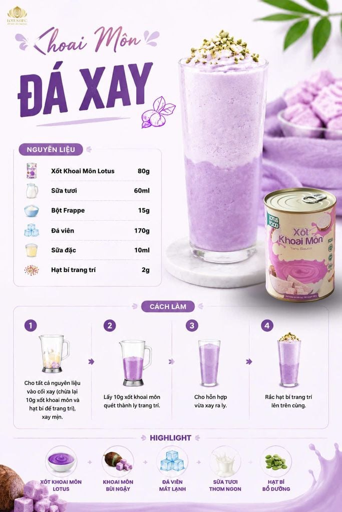 Xốt Khoai Môn Lotus 600g
