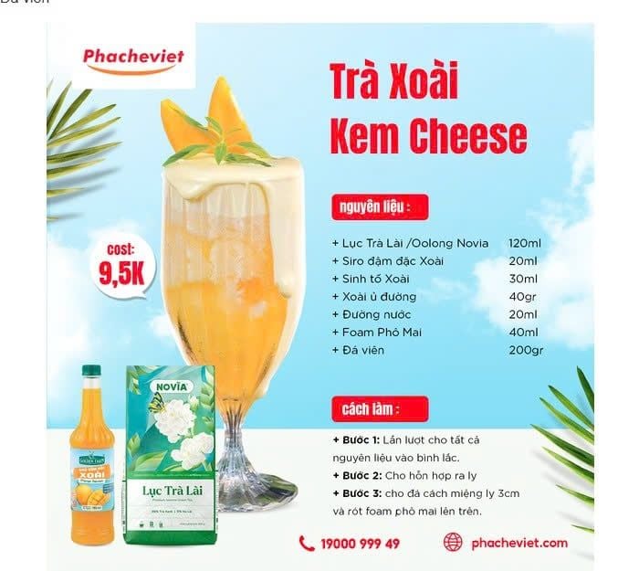 Syrup Goldenfarm Đậm Đặc Xoài 700ml