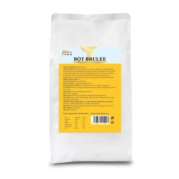 Bột Kem Trứng Búp Bê Brulee Đài Loan 1kg