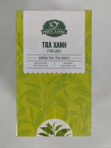 Trà Xanh Túi Lọc Phúc Long 50gr 25 gói