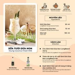 Mứt Longbeach Dừa Non Young Coconut 900ml