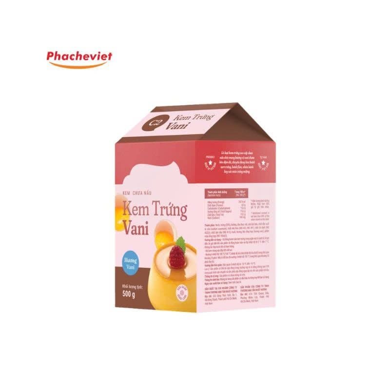 Kem Trứng Vani Nhất Hương