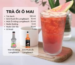 Mứt Longbeach Ổi Hồng Pink Guava 900ml