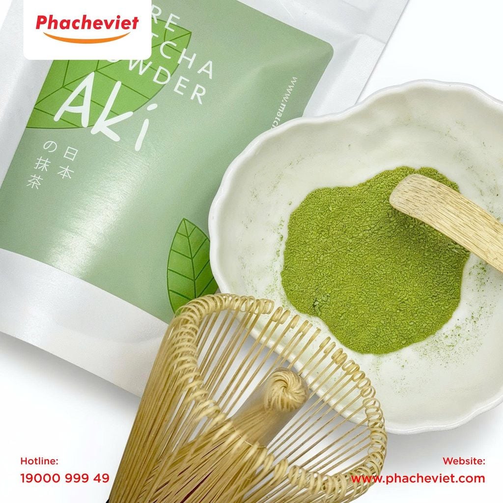 Bột Trà Xanh Matcha Aki Nhật Bản 100g
