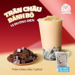 Trân Châu Bánh Bò Vị Đường Đen Lermao Tươi Đông Lạnh 1kg