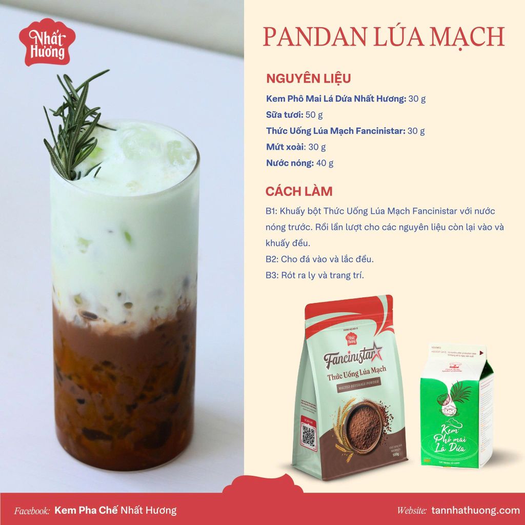 Thức Uống Lúa Mạch Fancinistar 500g