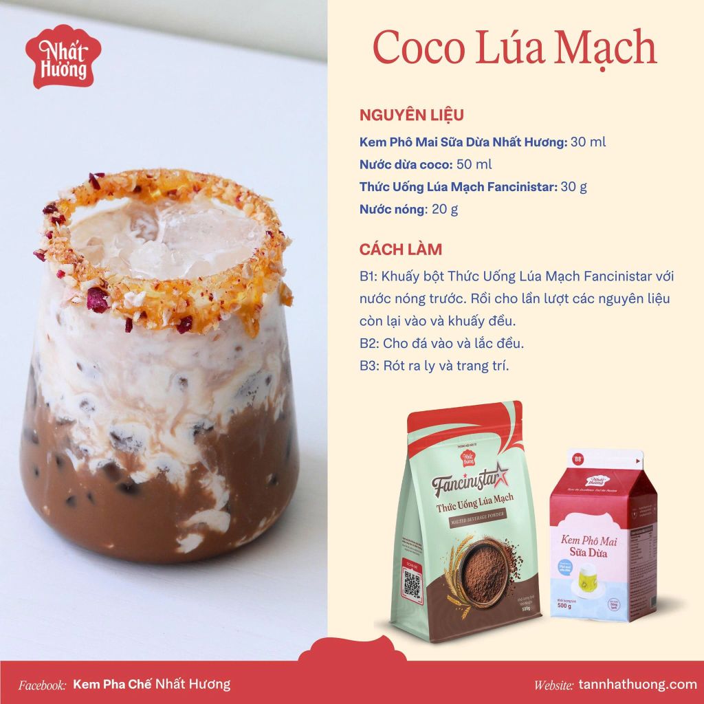 Thức Uống Lúa Mạch Fancinistar 500g