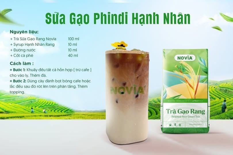 Trà Gạo Rang Novia 500gr