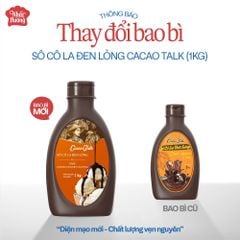 Xốt Socola Đen Lỏng 313 Cacao Talk Nhất Hương 1kg