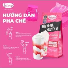 Bột Đá Xay Frappe Yogurt Luave 500gr