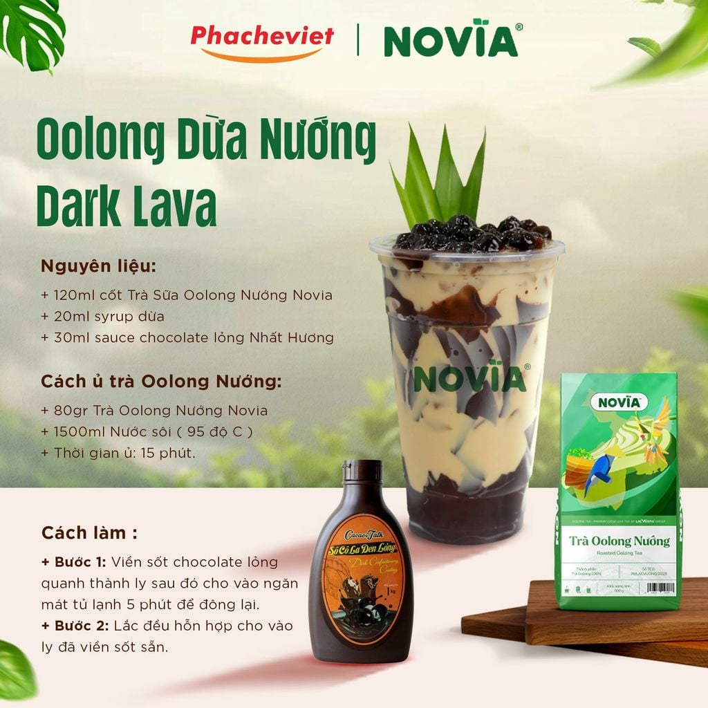 Trà Oolong Nướng Novia 500g
