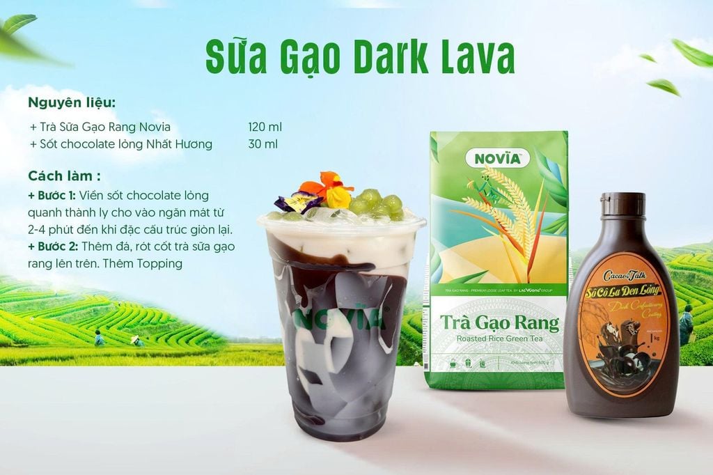 Xốt Socola Đen Lỏng 313 Cacao Talk Nhất Hương 1kg