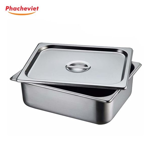 Bộ Khay Nắp Inox 1/2