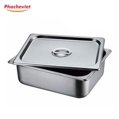 Bộ Khay Nắp Inox 1/2