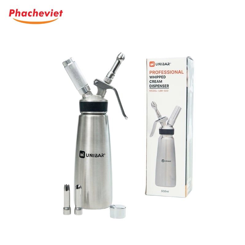 Bình Xịt Kem Tươi Unibar UBK