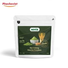 Bột Oolong Matcha Premium Novia 100g