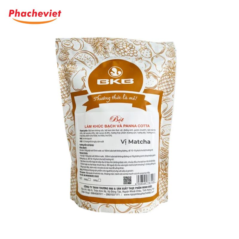 Bột Làm Khúc Bạch Và Panna Cotta BKB 500g
